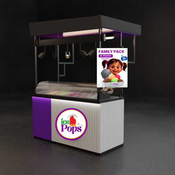 ice pops kiosk model